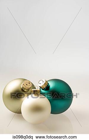 Stock Photography - Chrtistmas baubles . Fotosearch