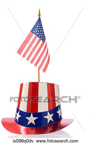 Independence day party hat View Large Photo Image Stock Photo - Independence day party hat . Fotosearch