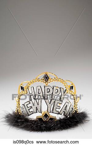 Stock Photograph - New years eve crown . Fotosearch