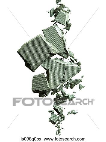 Broken cosmetic powder View Large Photo Image Stock Photo - Broken cosmetic powder. Fotosearch