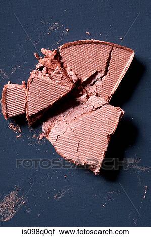 Cracked cosmetic foundation View Large Photo Image Stock Image - Cracked cosmetic foundation. Fotosearch