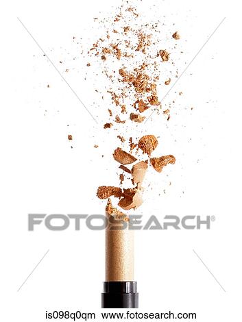 Exploding golden lipstick View Large Photo Image Picture - Exploding golden lipstick. Fotosearch