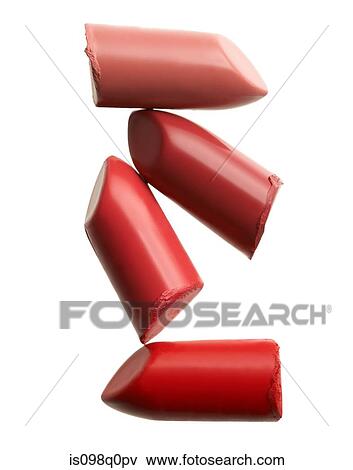 Stock Photo - Four lipsticks. Fotosearch