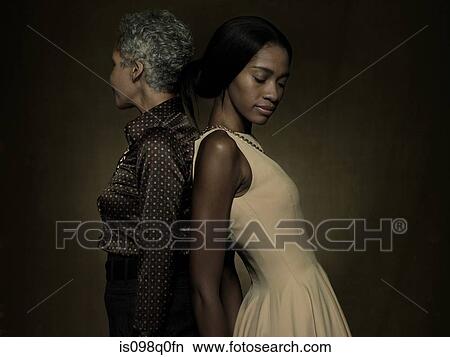 Portrait of a mature and young woman View Large Photo Image Picture - Portrait of a mature and young woman. Fotosearch