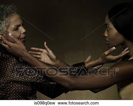 Portrait of a mature and young woman View Large Photo Image Stock Photo - Portrait of a mature and young woman. Fotosearch