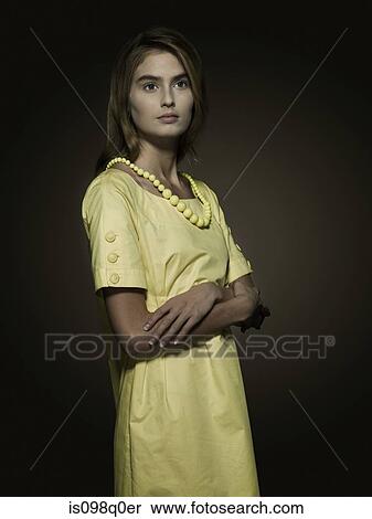 Portrait of a young woman View Large Photo Image Stock Photography - Portrait of a young woman. Fotosearch