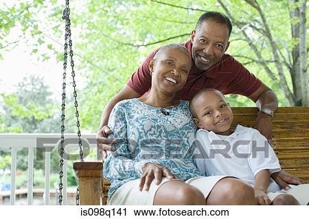Portrait of grandparents with their grandson View Large Photo Image Stock Image - Portrait of grandparents with their grandson. Fotosearch