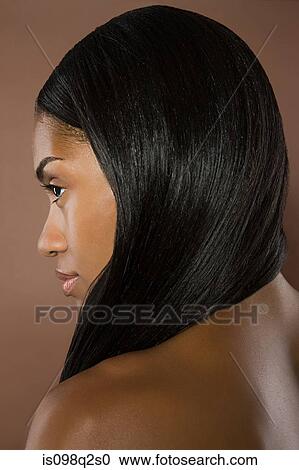 Profile of a young woman View Large Photo Image Stock Image - Profile of a young woman. Fotosearch