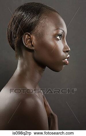 Profile of young woman View Large Photo Image Stock Photography - Profile of young woman. Fotosearch