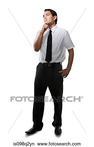 Young man thinking View Large Photo Image Picture - Young man thinking. Fotosearch