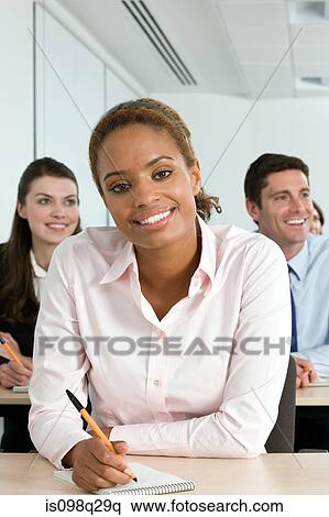 Stock Photography - Portrait of a business student. Fotosearch