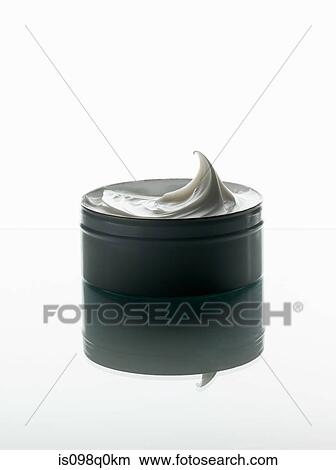 Pot of cosmetic cream View Large Photo Image Picture - Pot of cosmetic cream. Fotosearch