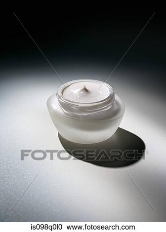 Pot of cosmetic cream View Large Photo Image Stock Image - Pot of cosmetic cream. Fotosearch