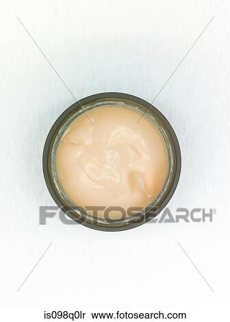 Stock Photography - Pot of cosmetic cream. Fotosearch
