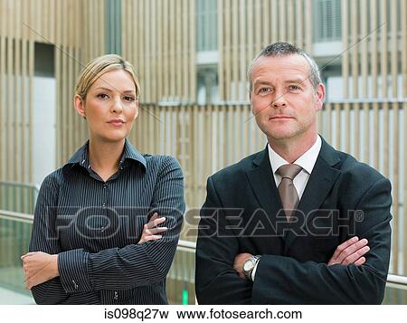 Businesswoman and businessman View Large Photo Image Stock Photo - Businesswoman and businessman. Fotosearch
