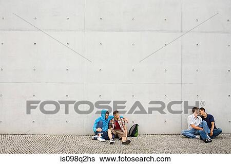 Two gay couples View Large Photo Image Stock Photograph - Two gay couples. Fotosearch