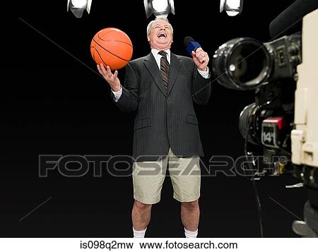 Sports presenter View Large Photo Image Stock Photo - Sports presenter. Fotosearch