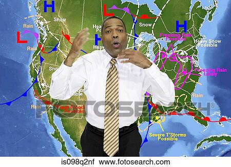 Weather presenter View Large Photo Image Stock Image - Weather presenter. Fotosearch