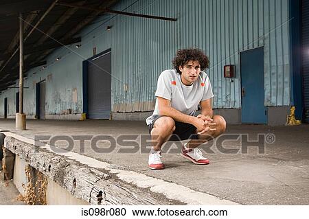 Runner crouching View Large Photo Image Stock Image - Runner crouching. Fotosearch