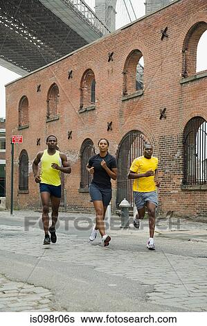 Three runners View Large Photo Image Stock Photograph - Three runners. Fotosearch