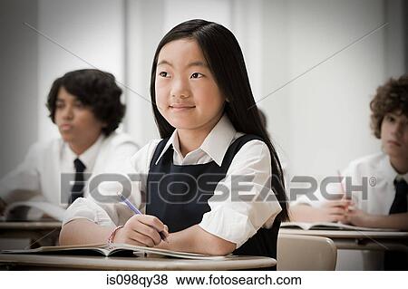School students in classroom View Large Photo Image Stock Photo - School students in classroom. Fotosearch