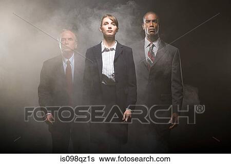 Businesspeople in smoke View Large Photo Image Stock Photograph - Businesspeople in smoke. Fotosearch