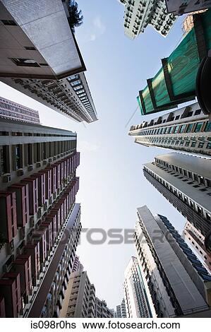 Apartment buildings in hong kong View Large Photo Image Stock Photograph - Apartment buildings in hong kong. Fotosearch