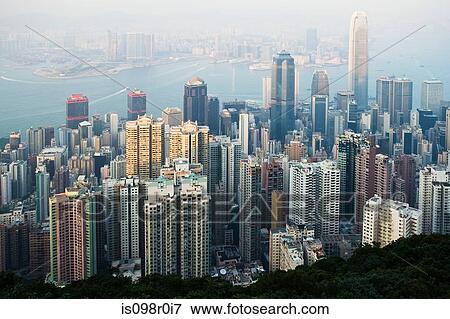 Hong kong cityscape View Large Photo Image Stock Photo - Hong kong cityscape. Fotosearch