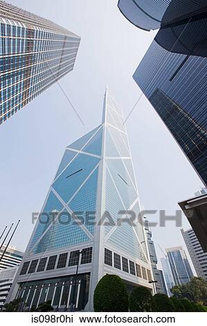 Stock Image - Hong kong skyscrapers. Fotosearch