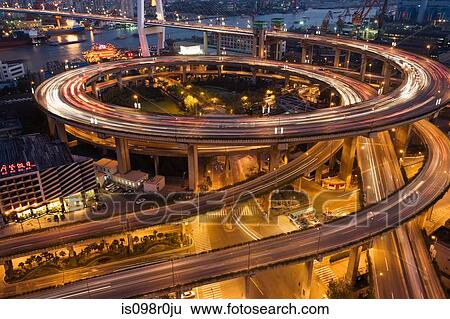 Stock Photograph - Nanpu bridge shanghai. Fotosearch