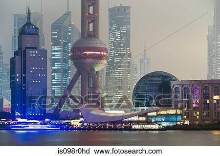 Oriental pearl tower shanghai View Large Photo Image Stock Image - Oriental pearl tower shanghai. Fotosearch