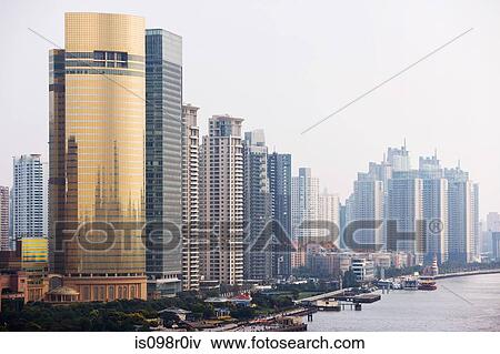 Pudong shanghai View Large Photo Image Stock Photo - Pudong shanghai. Fotosearch