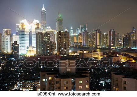 Shanghai cityscape View Large Photo Image Stock Photograph - Shanghai cityscape. Fotosearch