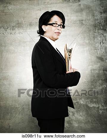 Stock Photograph - Portrait of a businesswoman. Fotosearch