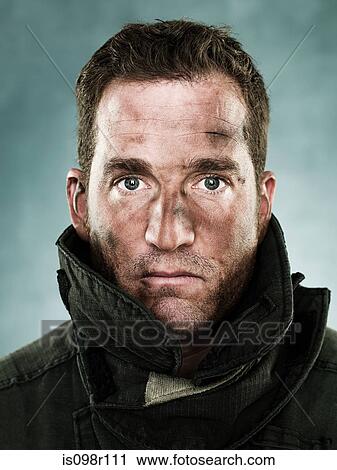 Portrait of a firefighter View Large Photo Image Stock Image - Portrait of a firefighter. Fotosearch