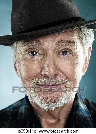 Stock Image - Portrait of a senior man. Fotosearch