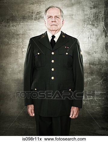Profile of a soldier saluting View Large Photo Image Stock Photo - Profile of a soldier saluting. Fotosearch