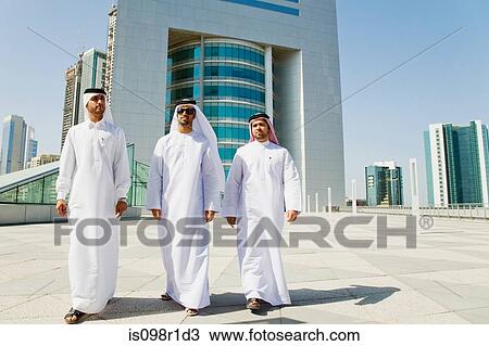 Stock Image - Middle eastern businessmen. Fotosearch
