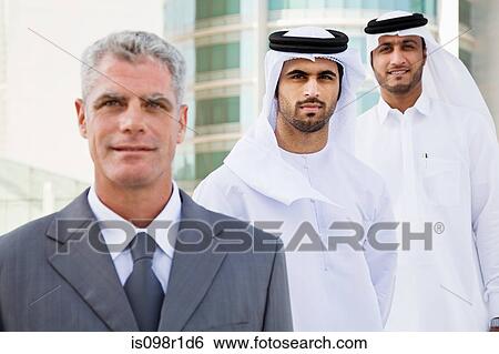 Stock Photograph - Portrait of businessmen. Fotosearch