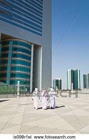 Rear view of middle eastern businessmen View Large Photo Image Stock Image - Rear view of middle eastern businessmen. Fotosearch