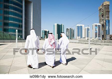 Rear view of middle eastern businessmen View Large Photo Image Stock Photo - Rear view of middle eastern businessmen. Fotosearch