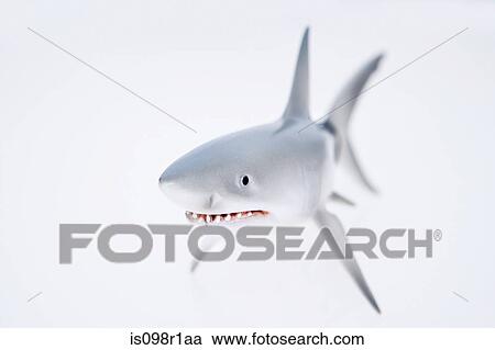 Stock Image - Toy shark. Fotosearch