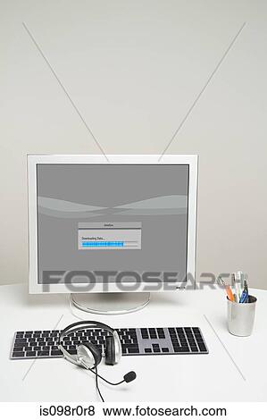 Stock Photo - A personal computer. Fotosearch