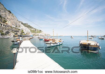 Boats in a harbour View Large Photo Image Stock Image - Boats in a harbour. Fotosearch