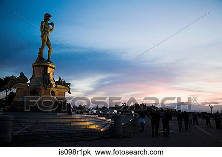 Piazzle michelangelo at sunset View Large Photo Image Stock Image - Piazzle michelangelo at sunset. Fotosearch