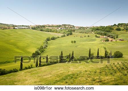 Tuscany landscape View Large Photo Image Stock Photography - Tuscany landscape. Fotosearch