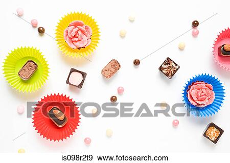 Chocolates and candies View Large Photo Image Stock Photo - Chocolates and candies. Fotosearch