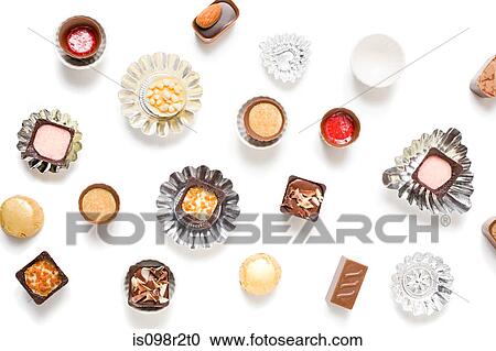 Chocolates with cases View Large Photo Image Stock Image - Chocolates with cases. Fotosearch