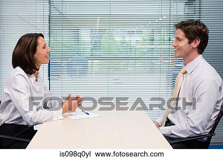 Stock Image - Interview. Fotosearch