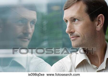 Stock Image - Portrait of a businessman. Fotosearch